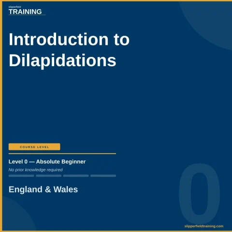 introduction to dilapidations england and wales course badge.